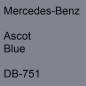 Preview: Mercedes-Benz, Ascot Blue, DB-751.